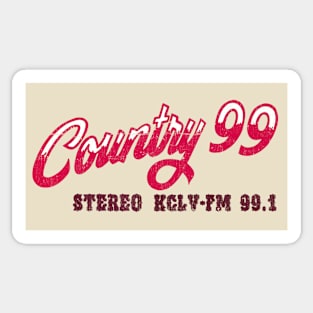 Country 99, New Mexico / Defunct Radio Station Sticker